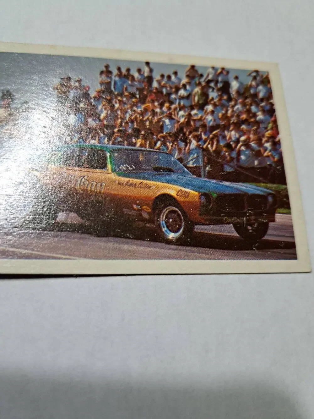 Vintage 1971 Don & Roy Gays Firebird Funny Car Race Car Fleer Trading Cards
